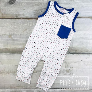 Fourth of July Boy's Romper