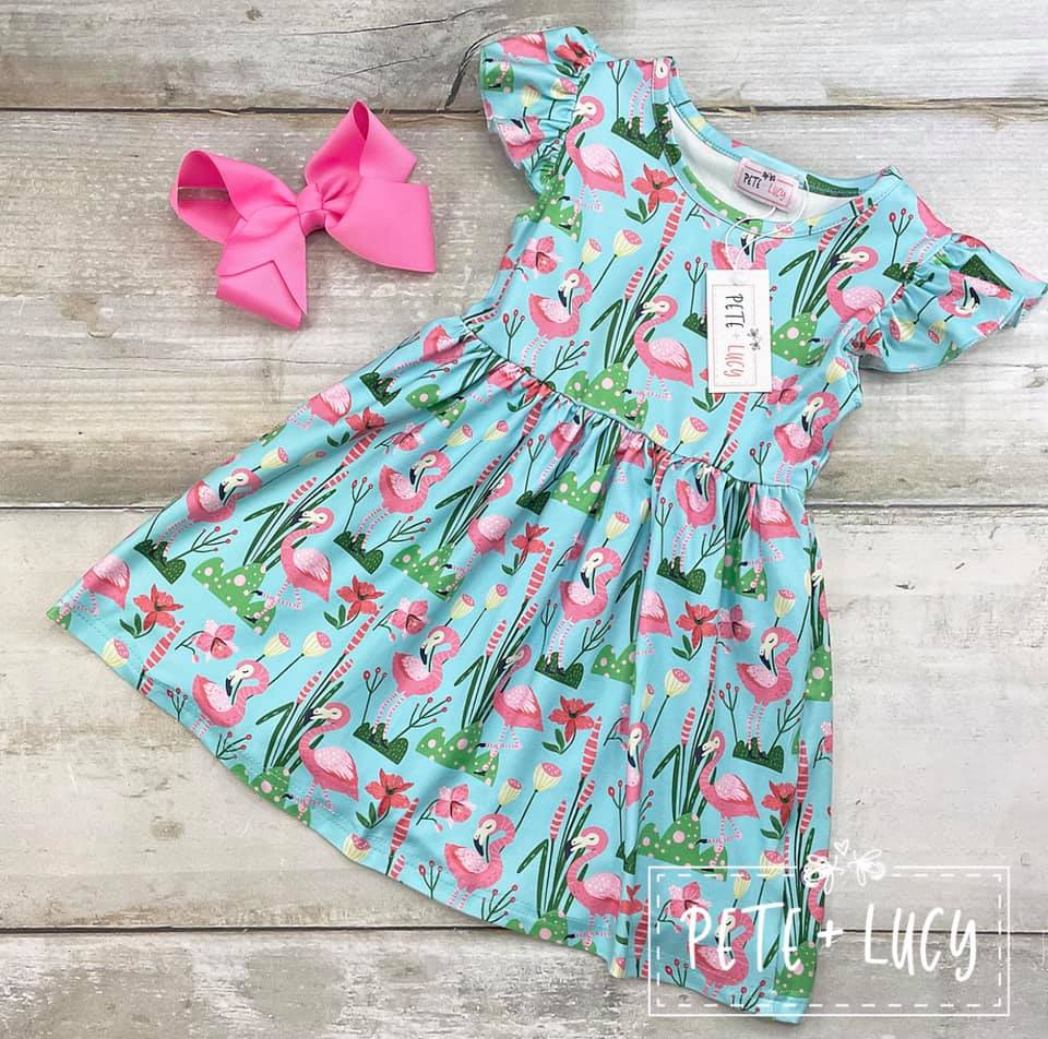 Funky Flamingo Dress