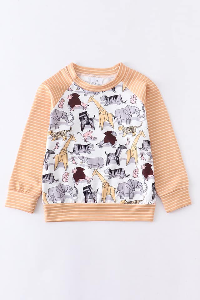Zoo Long Striped Sleeves