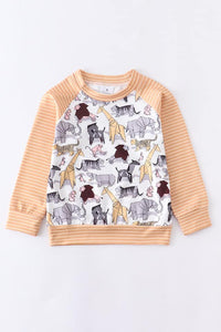 Zoo Long Striped Sleeves