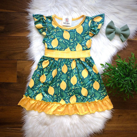 Lemon Pocket Dress