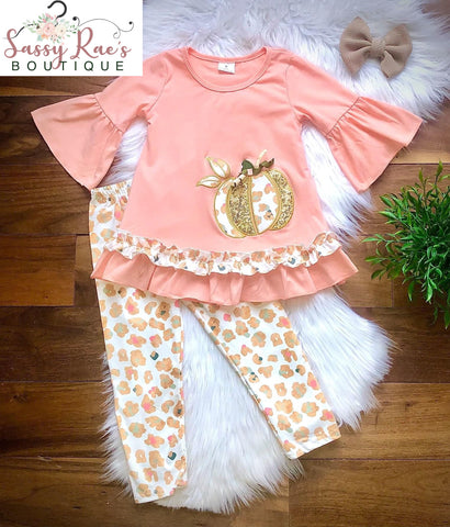 Glam Pumpkin Pants Set
