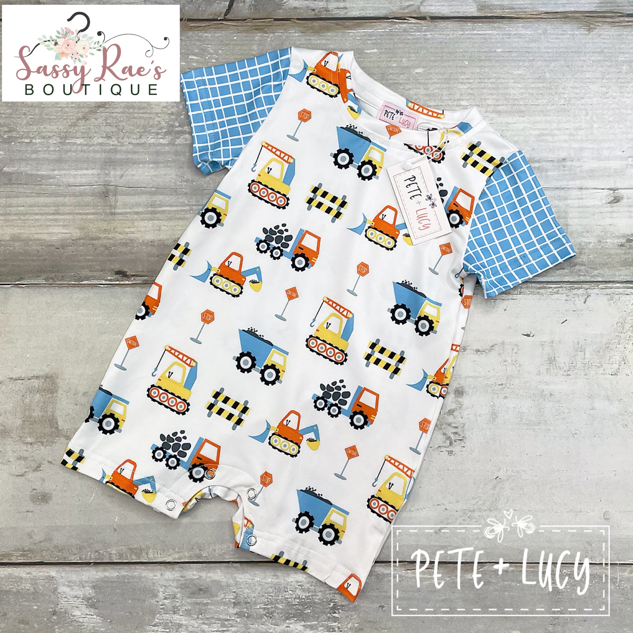 Construction Cutie Romper