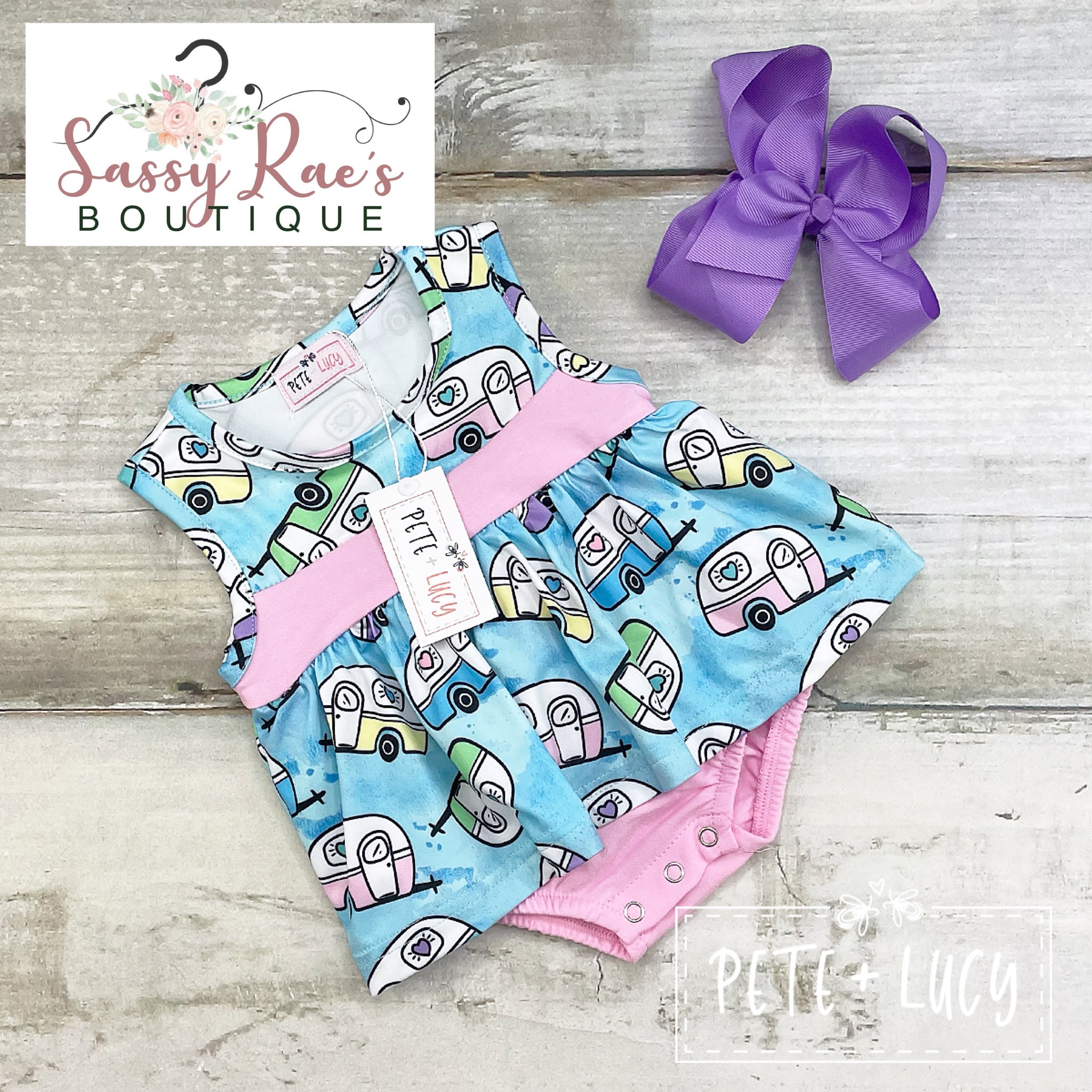 Let’s go Glamping Romper