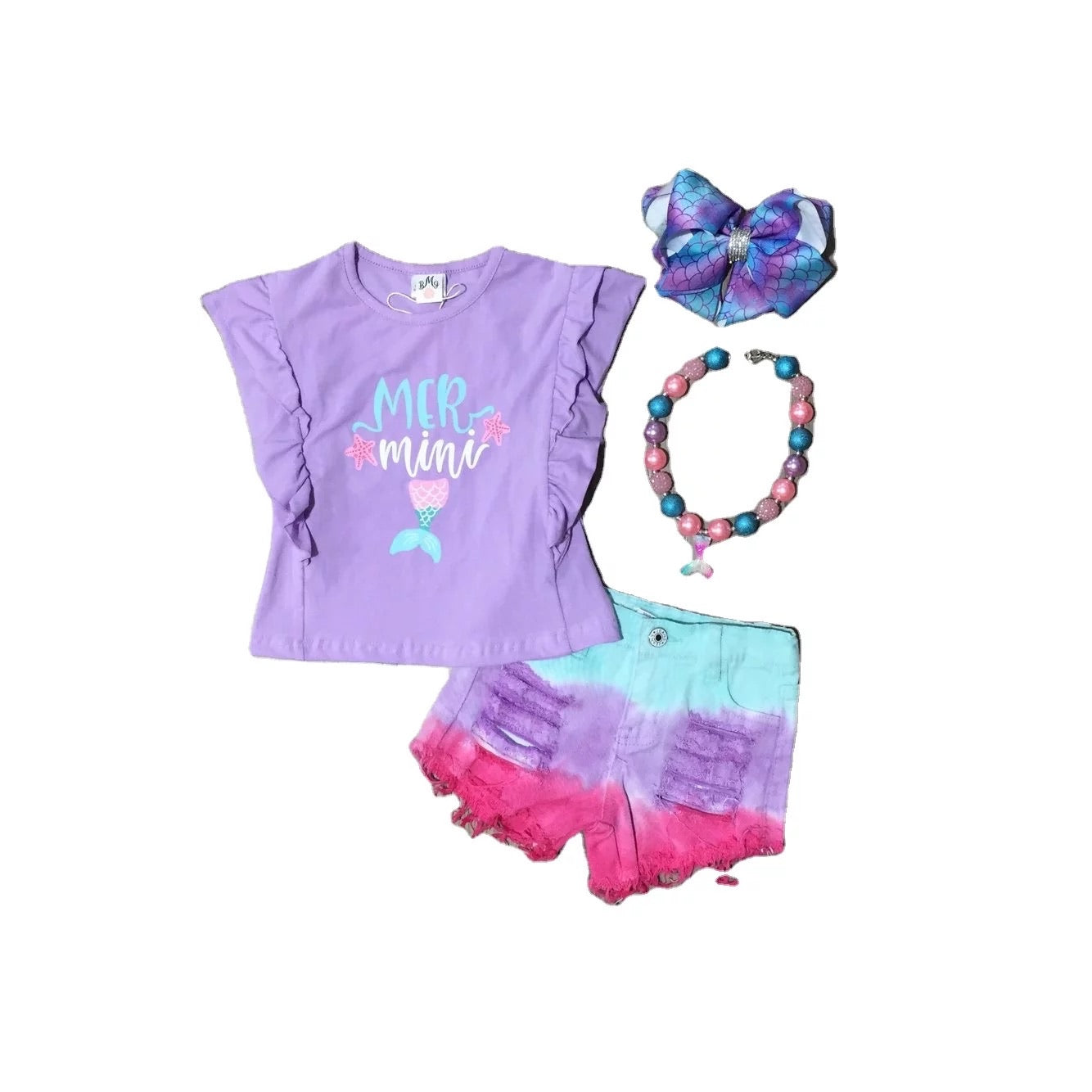 Mer Mini Shorts Set