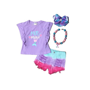 Mer Mini Shorts Set