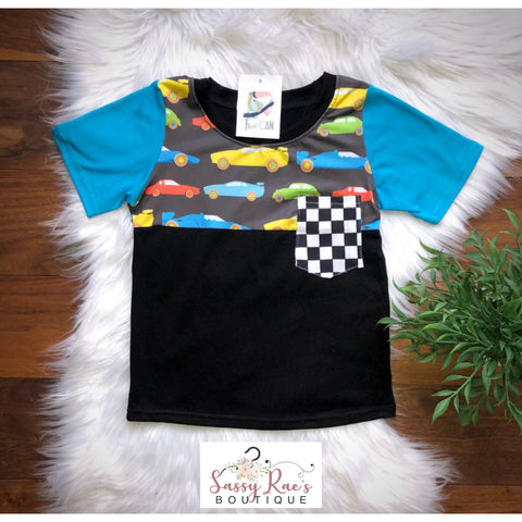 Race Car Pocket Tee
