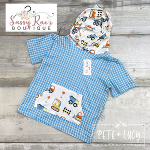 Construction Cutie Hooded Shirt